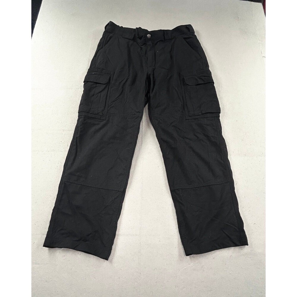 Duluth Trading Dry On The Fly Cargo Pant Mens Black Stretch Relaxed Fit